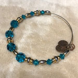 ALEX AND ANI bangle! Swarovski vintage beaded!